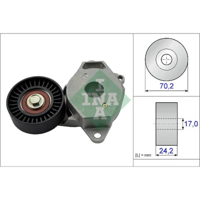 Imagem de INA 534 0409 10 Tensor, correia trapezoidal estriada