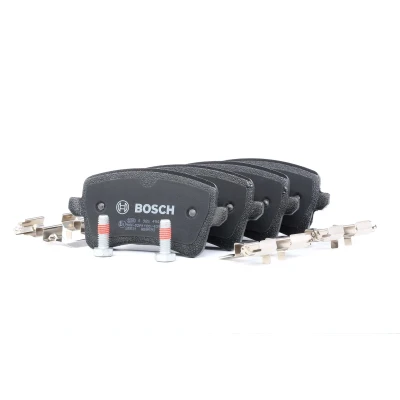 Imagem de BOSCH 0 986 494 637 Jogo de pastilhas para travão disco Baixo teor metálico com instruções montagem, chapa anti ruído, parafusos endado,