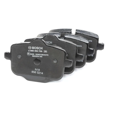 Imagem de BOSCH 0 986 494 759 Jogo de pastilhas para travão disco Baixo teor metálico com chapa anti ruído BMW: 5 Touring, Sedan, 7