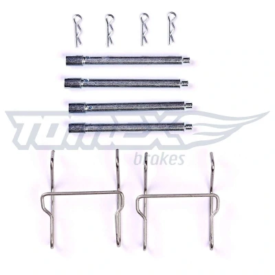 Imagem de TOMEX brakes TX 43 22 Kit de acessórios, pastilhas travão Eixo traseiro PEUGEOT: 406 Coupe, Sedan, 605 MERCEDES BENZ: Vito Minibus