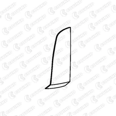 Imagem de COVIND 960/161 Chapa deflectora, cabina