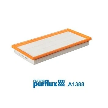 Imagem de PURFLUX A1388 Filtro de ar 40 170 340 Cartucho filtrante KIA: Shuma / Sephia II Sedan, CARENS 2