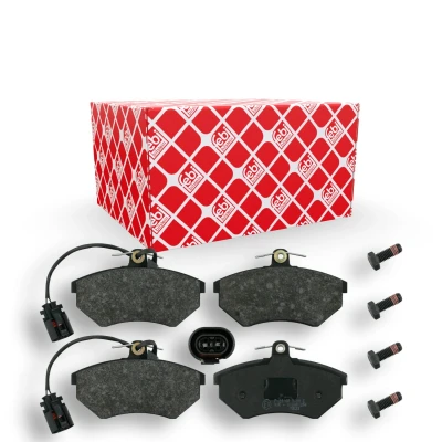 Imagem de FEBI BILSTEIN 16316 jogo de pastilhas para travão disco Eixo dianteiro incl. contacto aviso desgaste com parafusos VOLKSWAGEN: GOLF 3