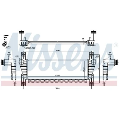 Imagem de NISSENS 961581 Intercooler