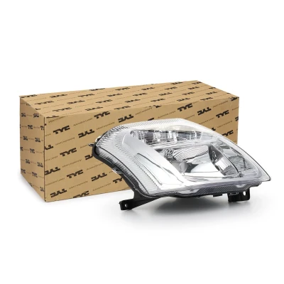 Imagem de TYC 20 0413 05 2 Farol Principal à direita H4 com porta lâmpadas, motor elétrico CITROËN: C2 Hatchback
