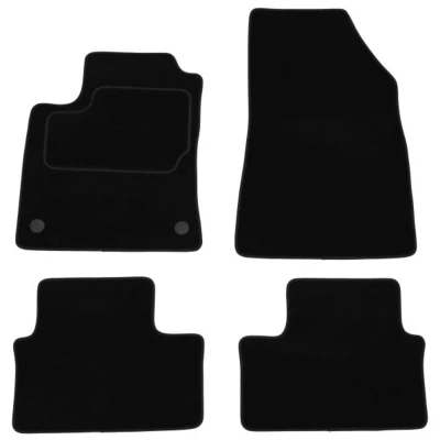 Imagem de MAMMOOTH A041 RNT141 PRM 01 Conjunto de tapete chão Têxtil à frente e atrás 4 preto medida RENAULT: Clio V Hatchback