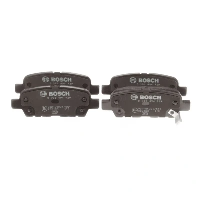 Imagem de BOSCH 0 986 494 929 Jogo de pastilhas para travão disco Baixo teor metálico com contacto avisador desgaste integrado NISSAN: Murano I, II