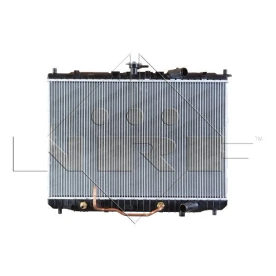 Imagem de NRF 59043 Radiador, arrefecimento do motor Alumínio 664 430 26 Aletas de refrigeração soldadas KIA: CARENS 2