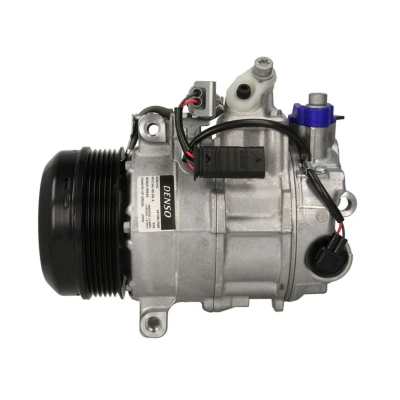 Imagem de DENSO DCP17140 Compressor 6SBU16C 12 PAG 46 R 134a com embraiagem magnética MERCEDES BENZ: Classe C T modell, E Sedan, Coupe