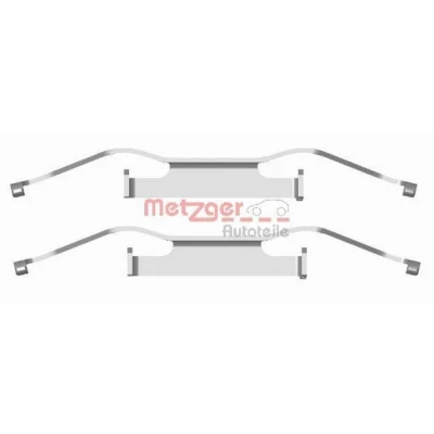 Imagem de METZGER 109 1680 Kit de acessórios, pastilhas travão VOLKSWAGEN: Transporter 4, 4 Bus, 5, ALFA ROMEO: Giulietta Hatchback
