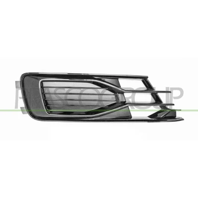 Imagem de PRASCO AD0402123 Grelha de Pára Choques sem furo/s para faróis nevoeiro à frente, lado direito brilhante AUDI: A6 C7 Avant, Sedan