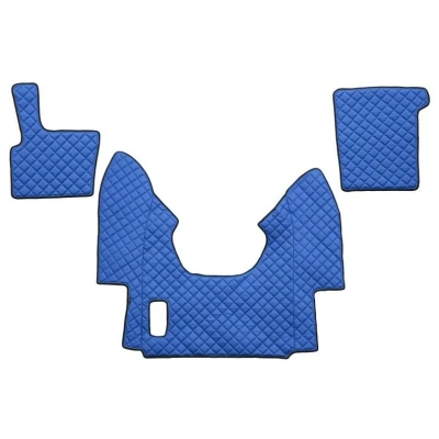 Imagem de F CORE FL17 BLUE Conjunto de tapete chão Couro artificial à frente 3 Azul
