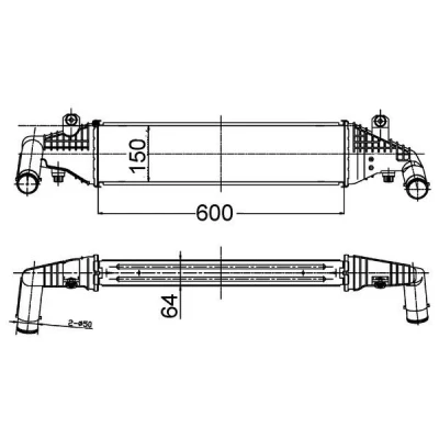 Imagem de MAHLE ORIGINAL CI 504 000S Intercooler