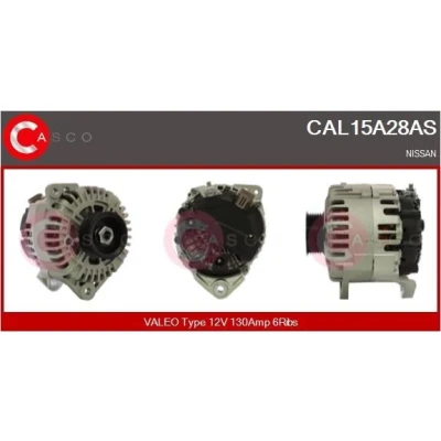 Imagem de CASCO Alternador 12V 120A M8 CPA0094 54mm com regulador integrado OPEL: Vectra B Sedan, CC, Calibra A, SAAB: 900 II Cabrio CAL10406AS