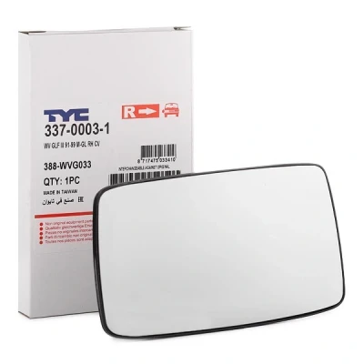 Imagem de TYC 337 0003 1 Vidro Espelho à direita SEAT: Ibiza 2, VOLKSWAGEN: GOLF 3, Vento