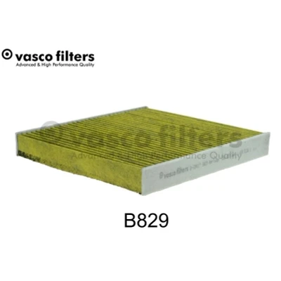 Imagem de DAVID VASCO B829 Filtro, ar do habitáculo Filtro de carvão ativado com polifenol 253mm 222mm 32mm quadrangular SEAT: IBIZA 5, Arona