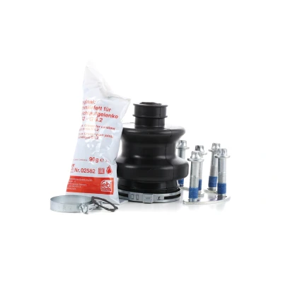 Imagem de FEBI BILSTEIN 02590 Fole de Transmissão Eixo traseiro, do lado da caixa velocidades Borracha MERCEDES BENZ: 190, Classe C Sedan, W124 Sedan