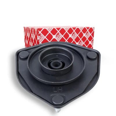 Imagem de FEBI BILSTEIN 106376 Suporte de apoio do conjunto mola / amortecedor Eixo dianteiro, lado esquerdo sem rolamentos esferas Borracha