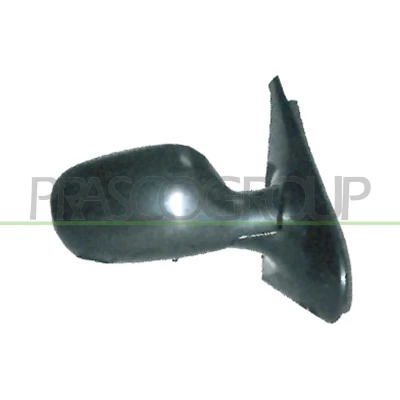 Imagem de Espelho retrovisor Prasco RN3227123P Premium à direita com subcapa manual ajustável pelo interior, ajuste: por cabo de aço, convexo RENAULT: CLIO 2