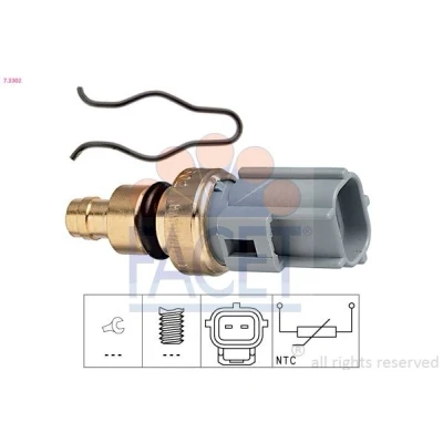 Imagem de FACET 7.3302 Sensor, temperatura do líquido de refrigeração Made in Italy OE Equivalent