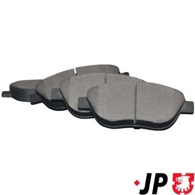 Imagem de JP GROUP 1263602110 Jogo de pastilhas para travão disco Eixo dianteiro com avisador sonoro desgaste OPEL: Corsa D Hatchback, FIAT: 500L