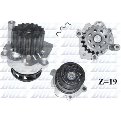 Imagem de DOLZ A244 Bomba de água com caixa VOLKSWAGEN: Scirocco III, GOLF 5, 6, AUDI: A6 C7 Avant, A3 Hatchback, Sportback, SEAT: Leon II Hatchback