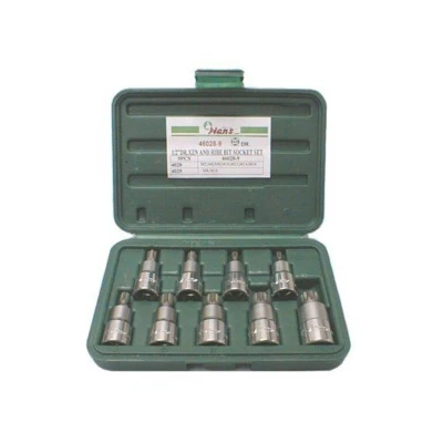 Imagem de HANS 46028 9 Conjunto de soquete Spline 1/2 XZN, Safety Insert System quadrado