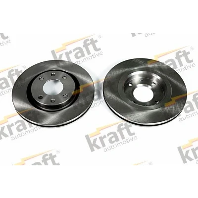 Imagem de KRAFT Disco de travão PEUGEOT: 206 Hatchback, 207 307 SW, CITROËN: C4 I Coupe, C3 II 266,0, 266mm 22,0mm 4 ventilado 6045990