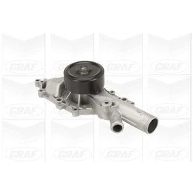 Imagem de GRAF PA909 Bomba de água com junta mecânico Chapa aço 90 para accionamento da correia trapezoidal estriada MERCEDES BENZ: Classe E Sedan
