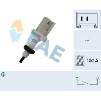 Imagem de FAE 24370 Interruptor de luz stop mecânico
