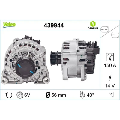 Imagem de VALEO 439944 Alternador 14V 150A FORD: FOCUS 3 Turnier