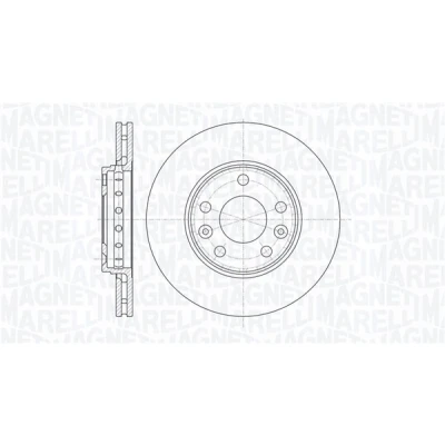 Imagem de MAGNETI MARELLI 361302040110 Disco de travão 280, 280 24 5 68 interior ventilado RENAULT: MEGANE 3 Grandtour, 4, 3, DACIA: Duster SUV