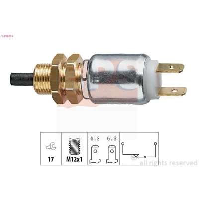 Imagem de EPS 1.810.014 Interruptor de luz stop mecânico M12x1 Made in Italy OE Equivalent BMW: 3 Sedan, 5 Sedan