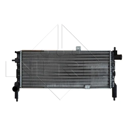 Imagem de NRF 58759 Radiador, arrefecimento do motor Alumínio 528 230 34 Aletas de refrigeração unidas mecanicamente OPEL: Corsa A CC, TR, Van