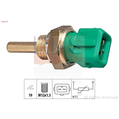 Imagem de EPS 1.830.147 Sensor da Temperatura do Líquido de Refrigeração Made in Italy OE Equivalent PEUGEOT: 206 Hatchback, 106 II Partner I Van