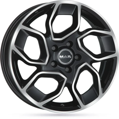 Imagem de Jante de alumínio mak express 6.5x16 5x120 et50 preto brilhante