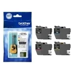 Imagem de Pack 4 Cartuchos de Tinta Original Broher LC421XLVAL Negro/Cian/Magenta/Amarillo