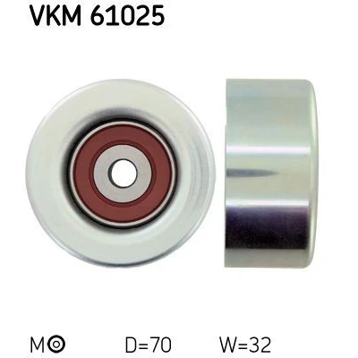 Imagem de SKF VKM 61025 Polia de Desvio TOYOTA: Land Cruiser Prado 120, RAV4 III SUV, HILUX 3 Pick up, LEXUS: IS 2