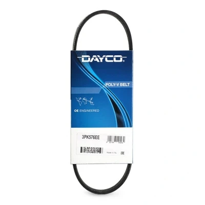 Imagem de DAYCO 3PK576EE Correia trapezoidal estriada 576,0 3 PEUGEOT: 208 I Hatchback, 2008 Carrinha, 308 II CITROËN: C4 Cactus, C3 endado,
