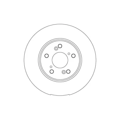 Imagem de TRW Disco de travão 293mm 25mm 5 114,3mm ventilado pintado DF6762S 45251T2GA00,45251T7WA01 Discos