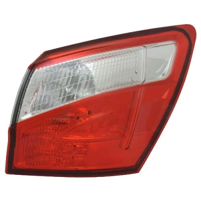 Imagem de TYC 11 12352 06 2 Farolim esquerda parte exterior sem porta lâmpadas NISSAN: Qashqai / Qashqai+2 I