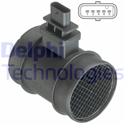 Imagem de DELPHI AF10393 12B1 Medidor de massa ar OPEL: Zafira B, Astra H Caravan, GTC