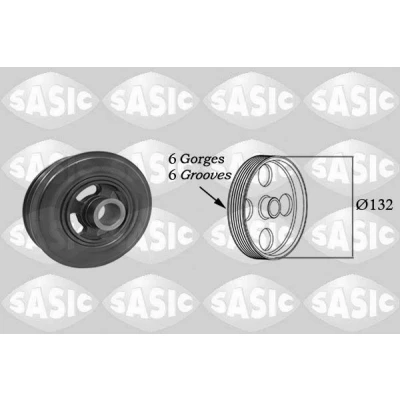 Imagem de SASIC 2156084 Polia da Cambota 132mm FORD: MONDEO 4 Turnier, FIESTA 6, Grand C Max