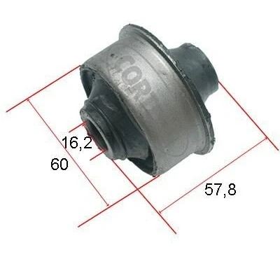 Imagem de CORTECO 21652944 Casquilho de Braço Suspensão Eixo dianteiro, traseira, em baixo OPEL: Astra F CC