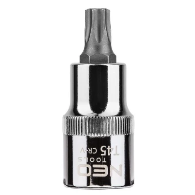 Imagem de NEO TOOLS 08 755 Chave de caixa 1/2 T45 Aço cromo vanádio, para ferramentas Torx interior