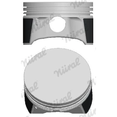 Imagem de NÜRAL 87 141207 00 Pistão 81 para biela trapezoidal OPEL: Corsa C Hatchback, Astra H Caravan, G Caravan