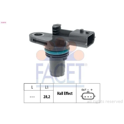 Imagem de FACET 9.0616 Sensor Made in Italy OE Equivalent RENAULT: CLIO 3, MEGANE 2 Kombi, 2, NISSAN: MICRA 3