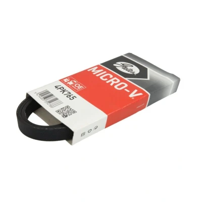 Imagem de GATES Micro V 4PK765 Correia trapezoidal estriada 765 4 Poliéster, EPDM (borracha de etileno propileno dieno) NISSAN: MICRA 2, SUZUKI: SWIFT 2