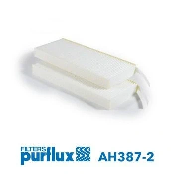 Imagem de PURFLUX AH387 2 Filtro, ar do habitáculo Filtro de pólen 254 103 25