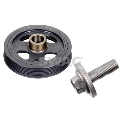 Imagem de SWAG 33 10 9494 Polia da Cambota 6PK 150mm com conector de tubos, parafuso TOYOTA: Avensis III Carrinha, Verso, Auris Carrinha